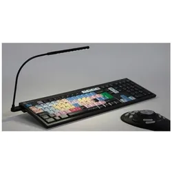 Logickeyboard Avid Media Composer DE (PC/Nero) (DE, Kabelgebunden), Tastatur, Mehrfarbig