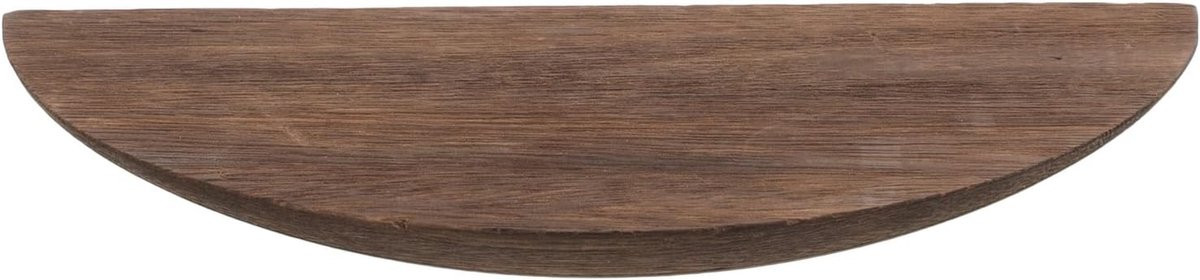 Zwevende Wandplank Donkerbruin - Houten Opbergrek voor Woonkamer, Slaapkamer of Badkamer