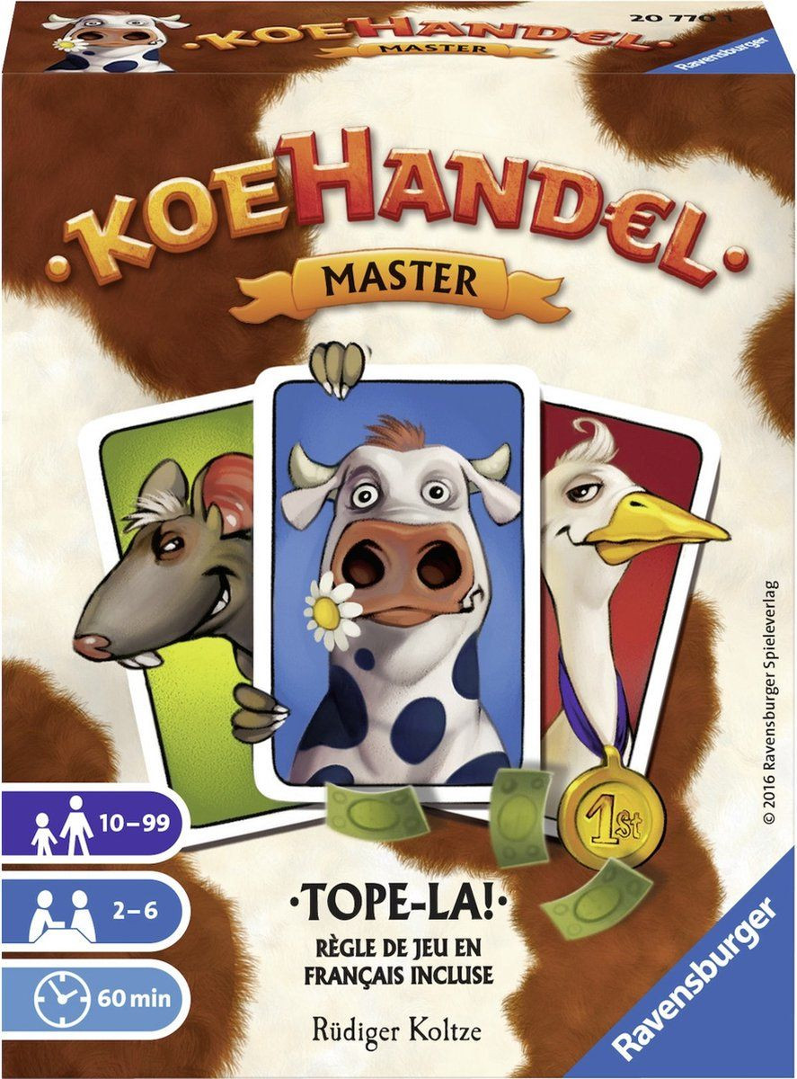 Ravensburger Koehandel Master strategisch kaartspel