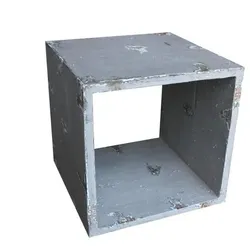 Kubus alt - Holz 35*35*35 cm Grau