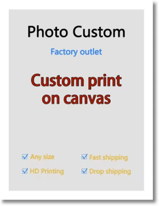 Inspire Picks Artify Custom Canvas Wall Art Personalized HD Photo Print Poster (Large Size) canvas Only 100x120cm