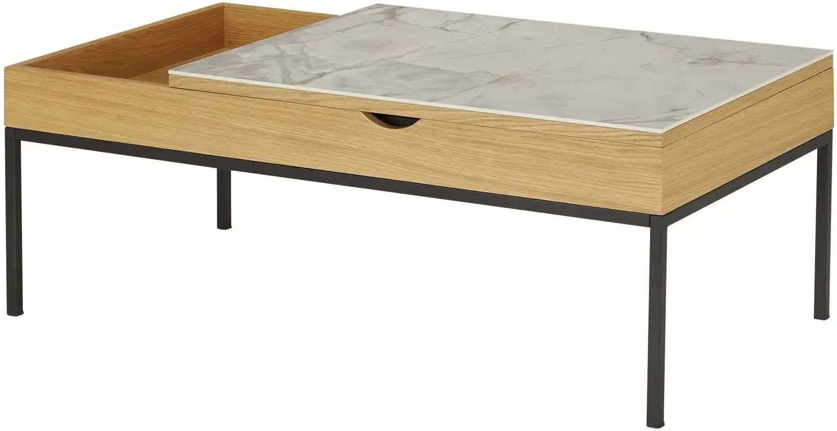 Jette Home Funktionscouchtisch  Assistance ¦ holzfarben ¦ Maße (cm): B: 59 H: 40
