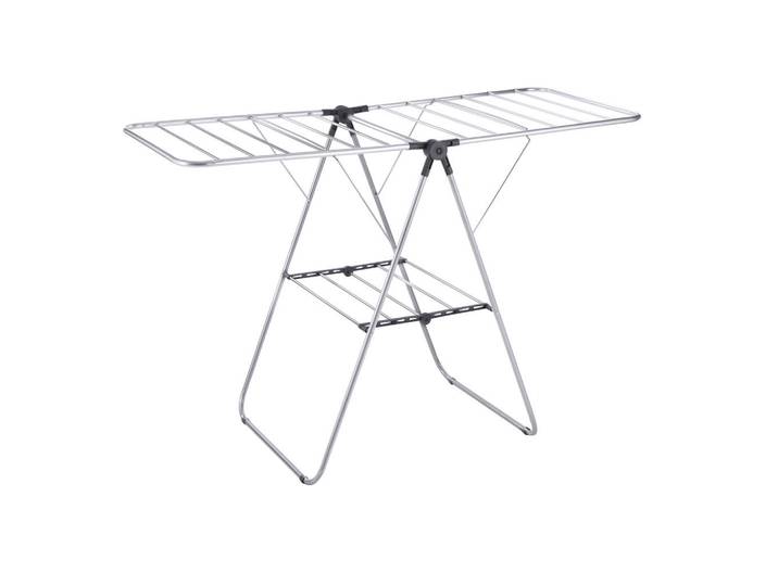 MSV Standtrockner, Grau, Metall, 60x98x6 cm, klappbar, platzsparend, Haushalt & Reinigung, Wäschepflege, Wäscheständer