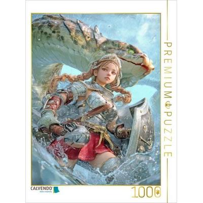 CALVENDO Puzzle Anime Kriegerinnen | 1000 Teile Lege-Größe 64x48cm Foto-Puzzle für glückliche Stunden