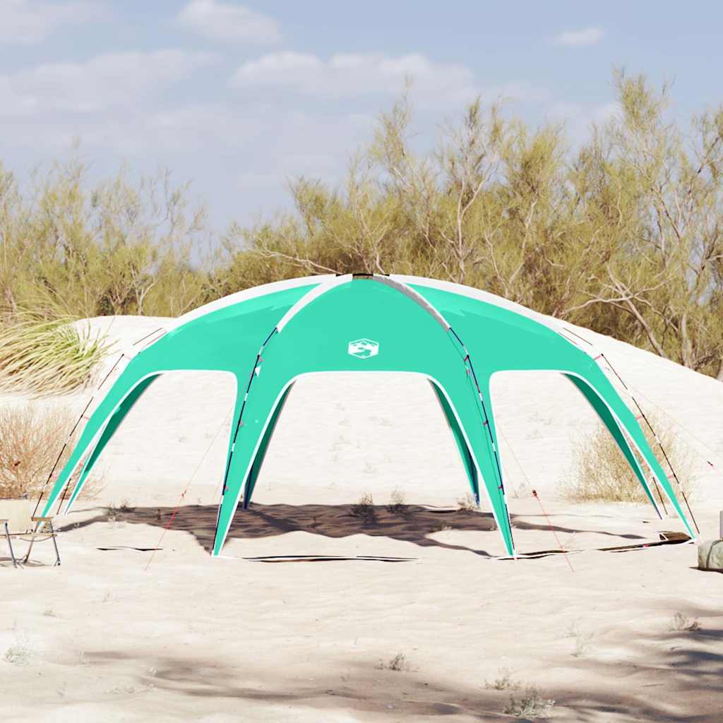 vidaXL Tente de fête vert de mer imperméable