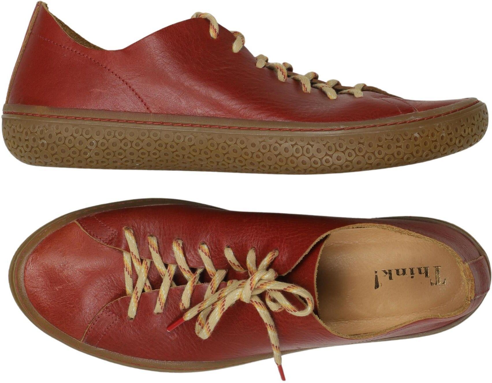 Think! Damen Halbschuh, Rot, Gr. EU 42.5, Leder - Second Hand
