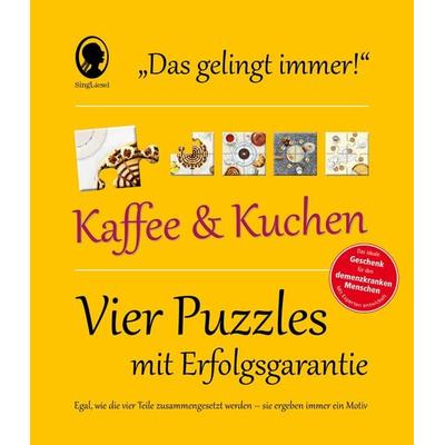 Das 'Gelingt immer'-Puzzle Kaffee und Kuchen. Das Puzzle-Spiel für Senioren mit Demenz