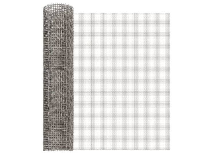 vidaXL Mesh Bildschirm 60 x 500 cm 3 Mesh Edelstahl 201 Silber