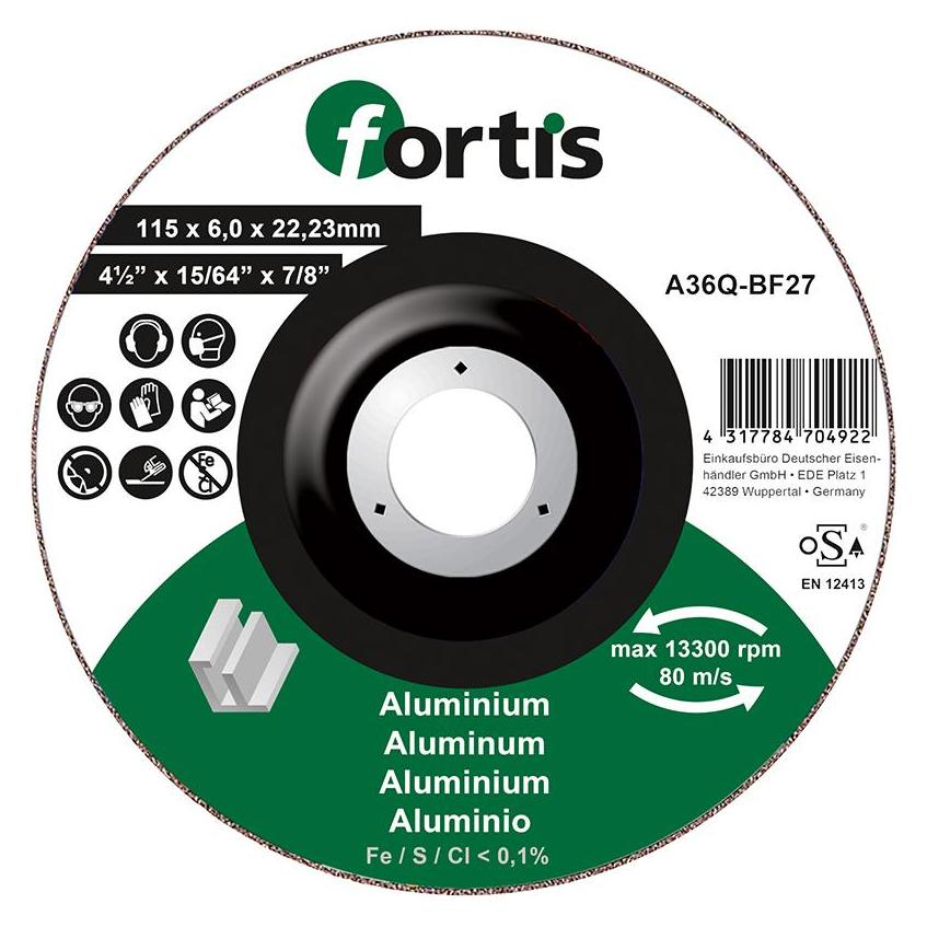 Magni FORTIS Schruppscheibe ALU-NE 125 x 6,0mm (4317784704939)