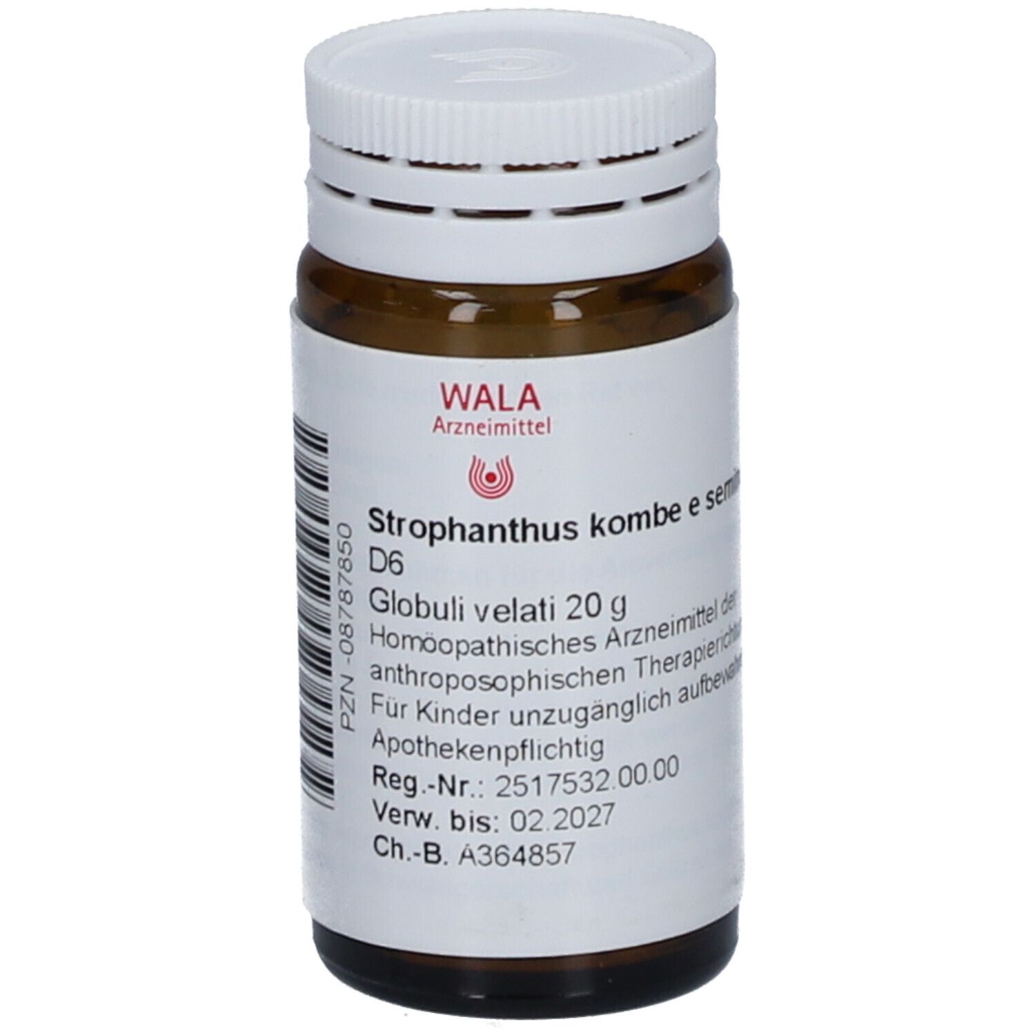 Strophanthus Kombe e semine D 6 Globuli 20 g
