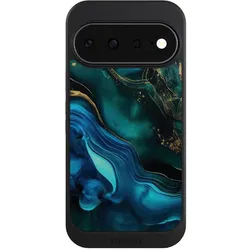 Nivocase Hülle für Google Pixel 11 Handyhülle NIVOcore Case Schwarz Art Farbverlauf Marmor (Google Pixel 11), Smartphone Hülle, Schwarz