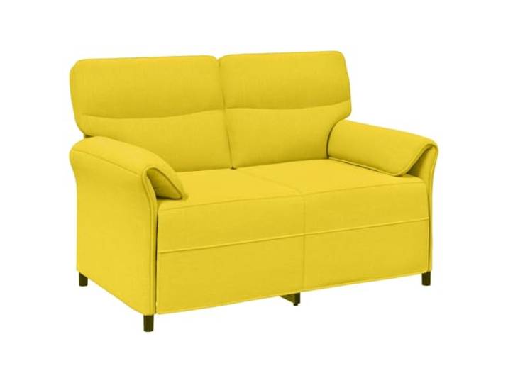 hliofuir Modernes Polstersofa mit Metallrahmen und Stoffbezug Bequeme Sitzgelegenheit für Wohnzimmer oder Gästezimmer mit verstellbaren Armlehnen und robuster Schaumstoffpolsterung.