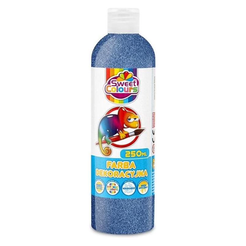 Sweet Colours Blaue Glitzer-Dekorationsfarbe, 250 ml (250 ml) (47590998)