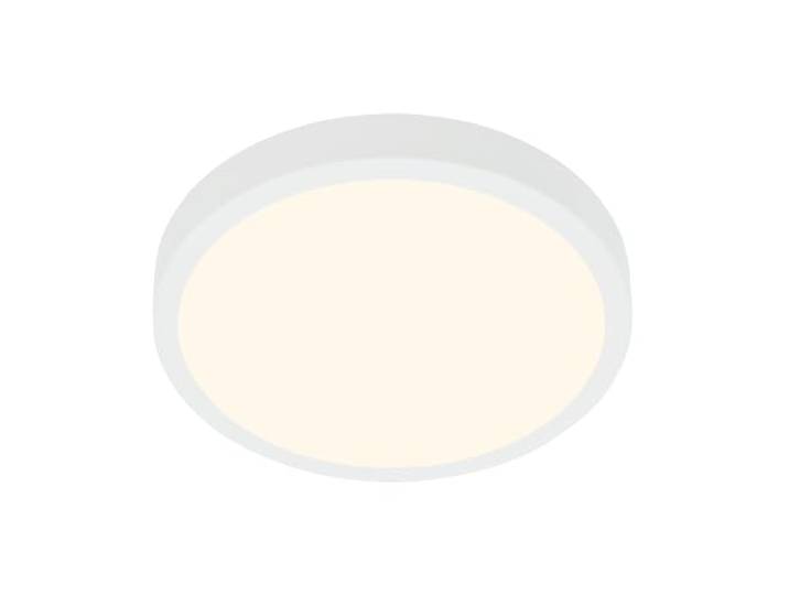 Briloner Leuchten - Plafonnier LED\, lumière blanc chaud\, lumière en saillie\, blanc\, diamètre 280 x 40 mm
