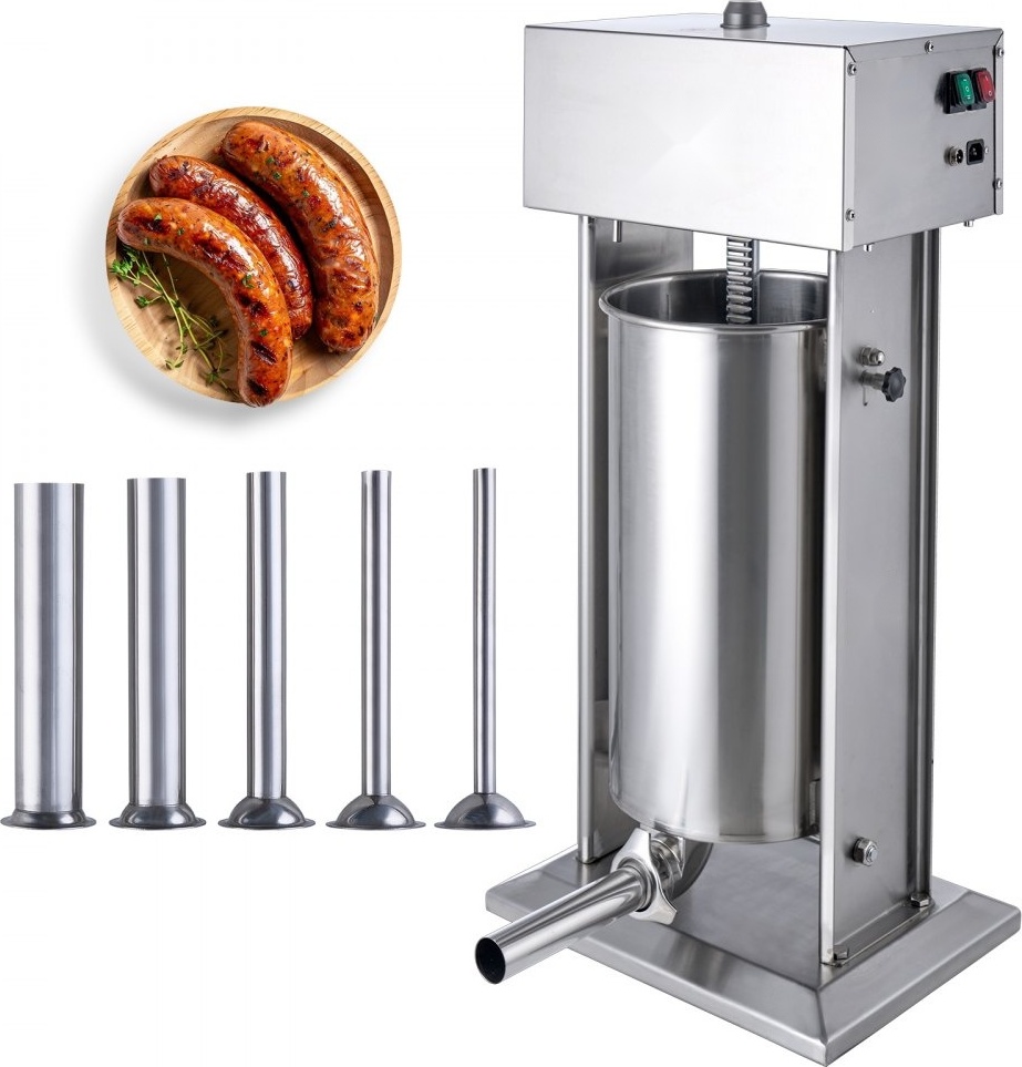 Elektrischer Wurstfüller - 25 L - Vertikaler Fleischfüller - Wurstfüllmaschine für Hausgemachte Wurst - Professionelle Qualität - Leicht zu Reinigen