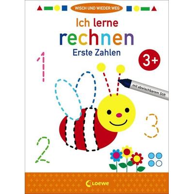 Wisch und wieder weg - Ich lerne rechnen 3+, Taschenbuch von , Loewe, 978-3-7432-0434-8