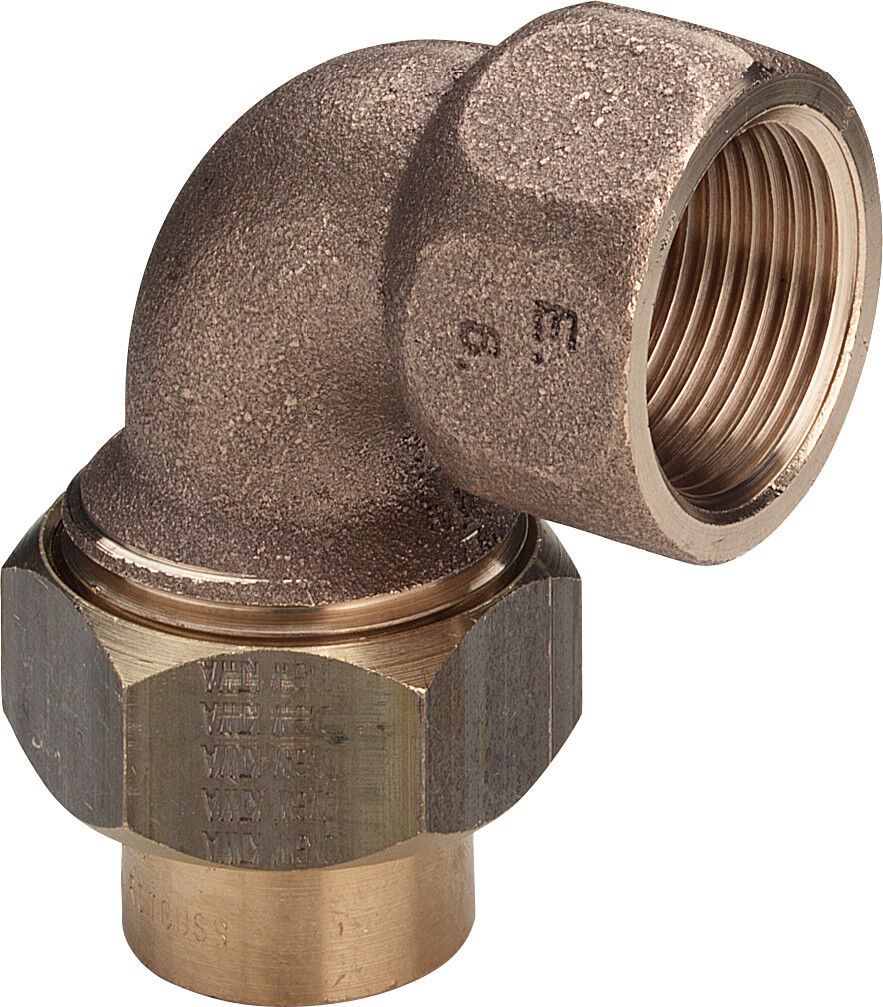 Raccord coudé Viega 112295 28 mm x Rp 1, 90 degrés, bronze, joint conique, coudé