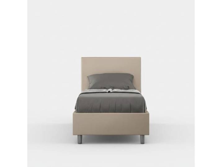 Produce Shop Einzelbett mit Stauraum 80x190 cm, modernes Design, Kinderzimmer, Adele S - Beige