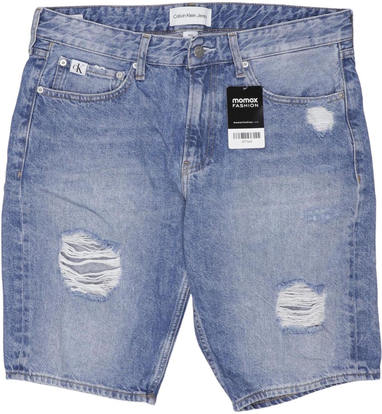 Calvin Klein Jeans Herren Shorts, Hellblau, Gr. W32, Baumwolle - Second Hand