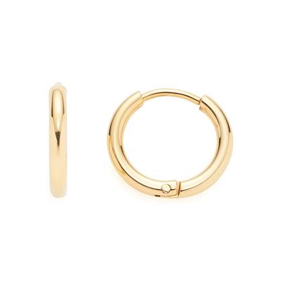 Paar Creolen LEONARDO "Lilo Beauty's", gold (gelbgoldfarben), Ohrringe, Damen, 13mm, Edelstahl