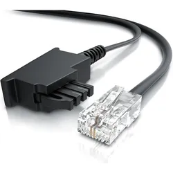 CSL Internet Kabel, Routerkabel, Telefonkabel, TAE-F Stecker auf RJ45 Stecker, Router an die Telefondose, Telefon Zubehör