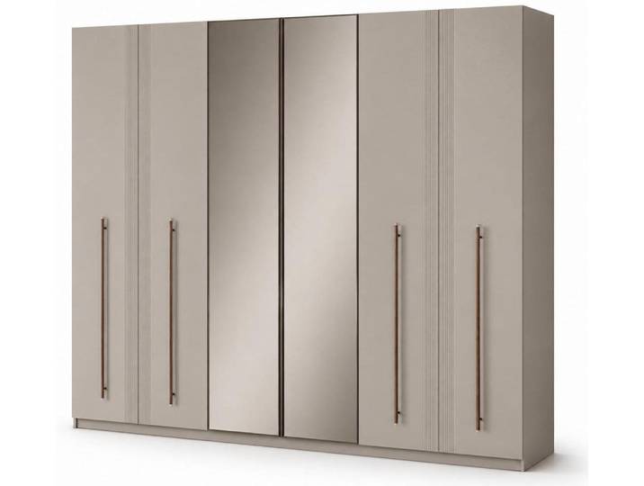 JVmoebel Kleiderschrank Kleiderschrank Modern Greige Funktionell Stilvoll Geräumig Elegant Made in Europa