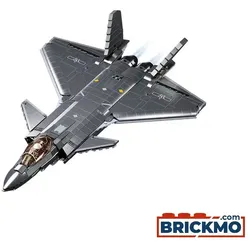 Sluban Tarnkappenflugzeug J20SS in Stahl-Optik M38-B1187