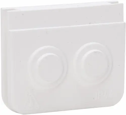 Kopp 321602004 ück Feuchtraum-Schalterprogramm Zubehör BlueElectric Arktis-Weiß