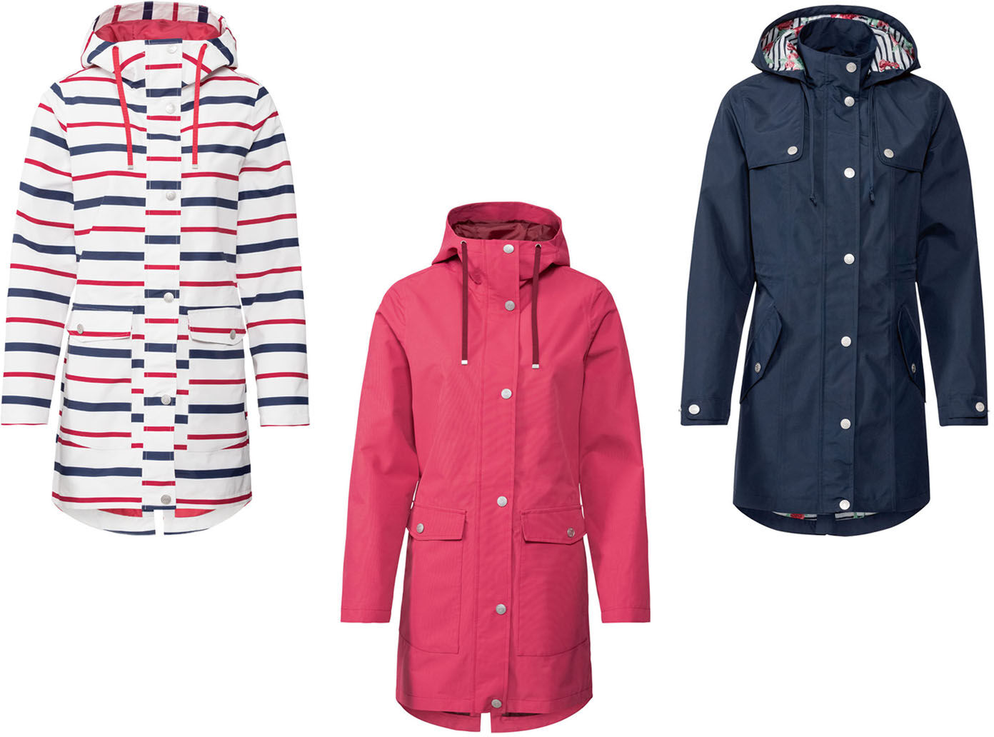 ESMARA® Damen Trenchcoat, wind- und wasserdicht