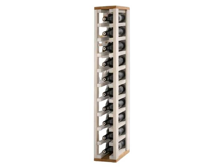 Expovinalia Weinregal Holz Kiefernholz 10 Flaschen Weinregalmöbel, Weinregal schmal, Flaschenregal, Weinständer, Wine Rack 105x13x32 cm.