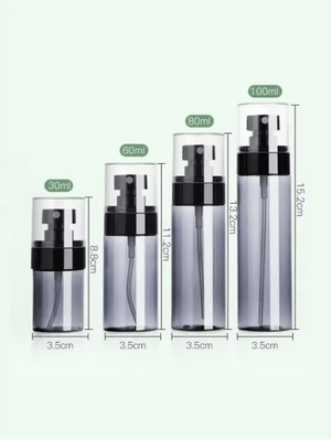 Inspire Picks Portable Ultra Fine Mist Spray Bottle For Travel & Daily Skincare (30100ml) light Grey 30ml