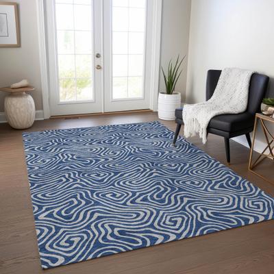 Addison Rugs Machine Washable Indoor/ Outdoor Modern Trance Chantille Rug
