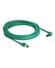 Delock RJ45 Netzwerkkabel PROFINET SF/UTP 90° gewinkelt 5 m grün Netzwerk UTP 5 m Grün (80125)
