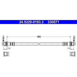 Bremsschlauch ATE 24.5229-0193.3 für Renault Kangoo Rapid Modus Grand