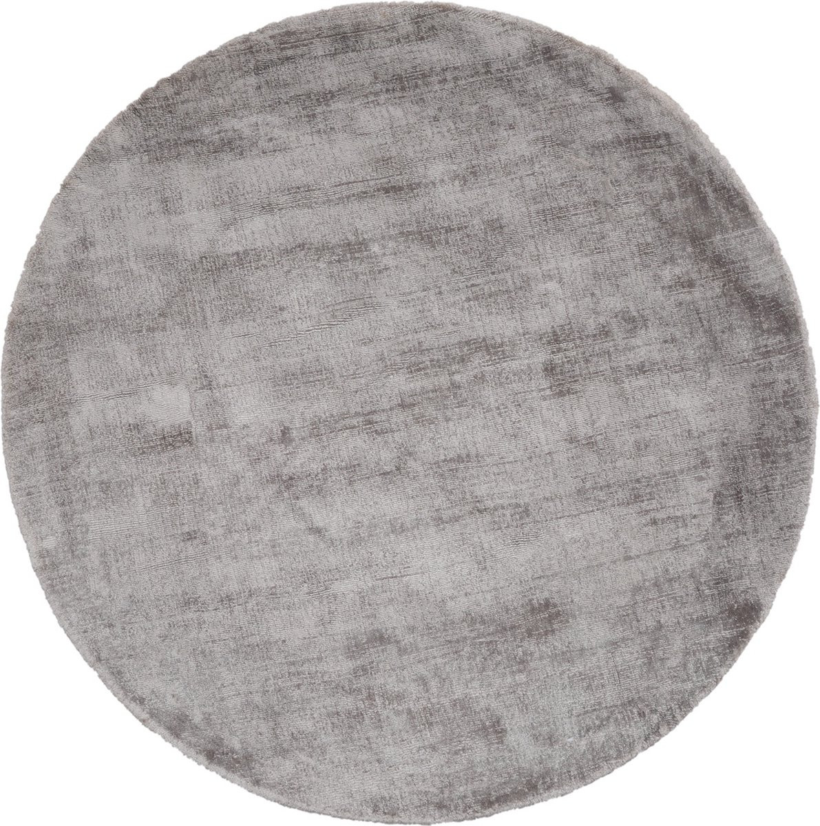 Dutch Lifestyle Milan Konig Viscose Vloerkleed - Rond - Donkerbeige