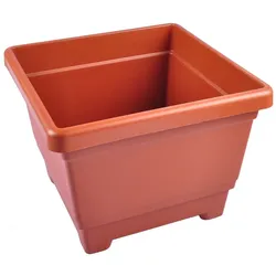 Alpfa Blumenkübel terrakotta Blumenkasten Pflanzkübel Blumentopf Pflanztopf Terrakotta