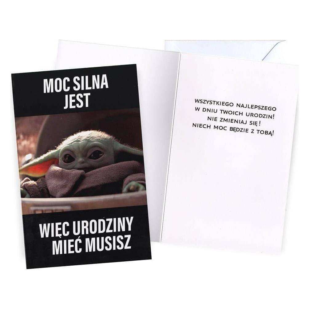 Kukartka Star Wars Baby Yoda Geburtstagskarte (47597322)