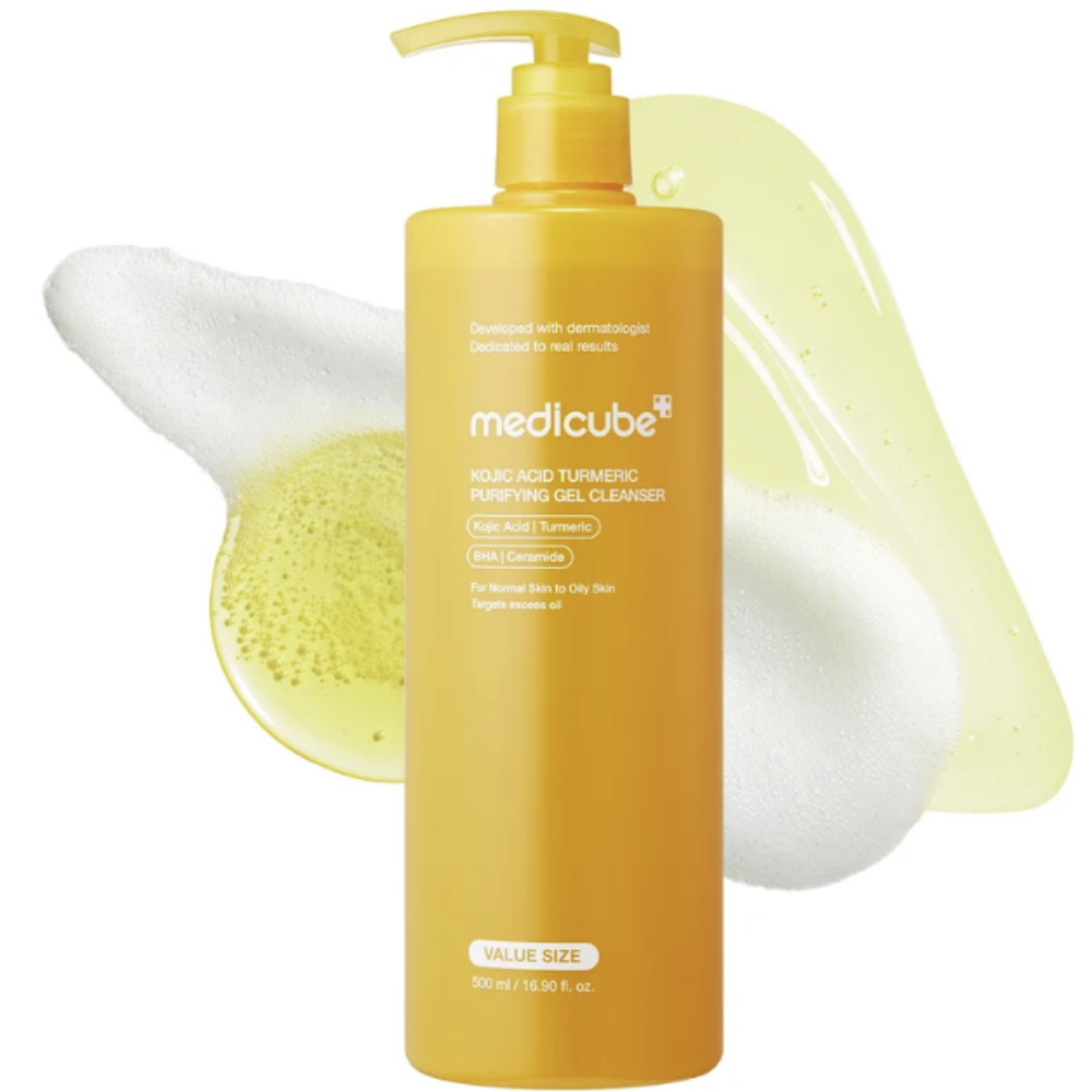 Medicube Kojic Acid Turmeric Purifying Gel Cleanser 500mL