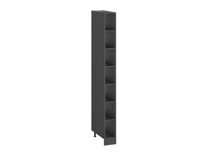 Vicco Küchenregal R-Line, Anthrazit/Anthrazit, 20 cm mit 7 Fächern, Anthrazit, Anthrazit, Holzwerkstoff, 6 Fächer, Rechteckig, 20x206.8x55 cm, Küchen, Küchenmöbel