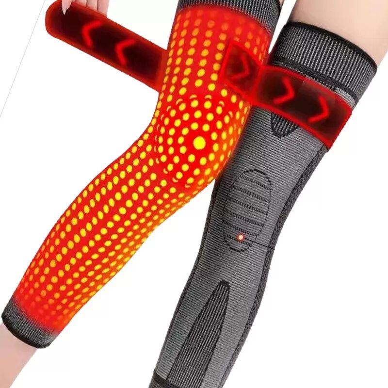 INF Beinwell Kniebandage mit Gurten - Doppelt genäht, Einheitsgröße (Paar)