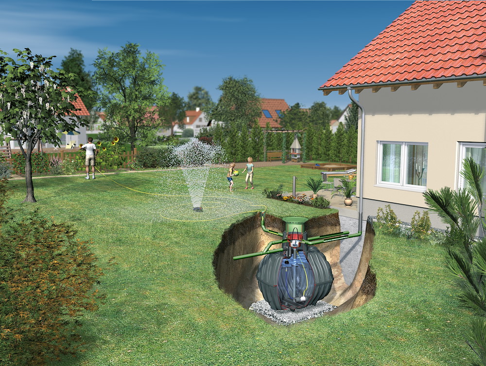 GRAFOTTOGMBH CARAT XL Erdtank-Paket 13000L DN160 Garten-Komfort, begehbar 16942067