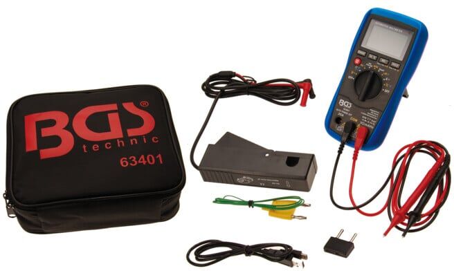 BGS Multimètre numérique automobile avec interface USB ; BGS technic (63401)