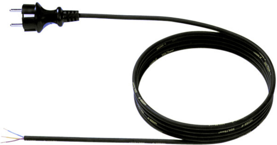 Bachmann Schutzkontakt-Zuleitung 16A/250V,3m,sw 321.175)