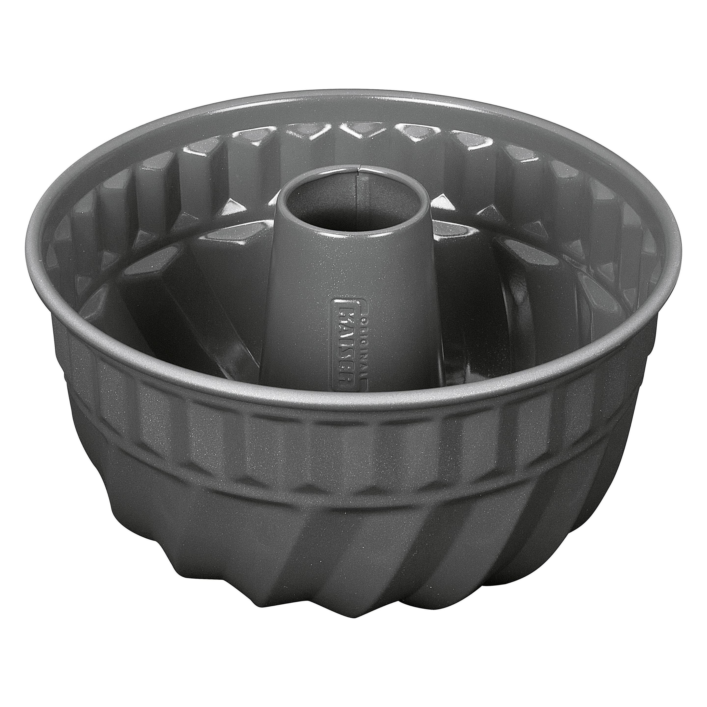 Kaiser Gugelhupfform Bundform 22cm La Forme Plus antihaft schnittfest hoher Rand (22 cm) (637 150)
