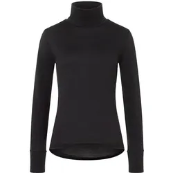 Super Natural, Damen, Funktionsshirt, Skiing Roll Neck (S), Schwarz