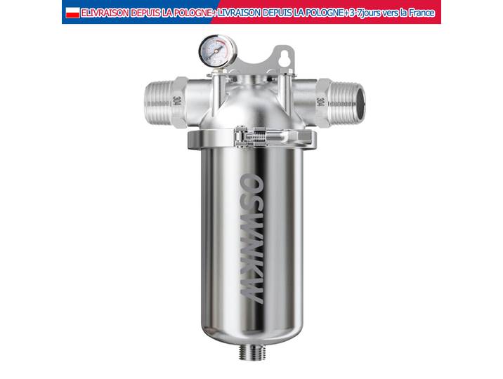 Système de filtre à eau de filtre à sédiments pour toute la maison, maille en acier inoxydable 40μm 316