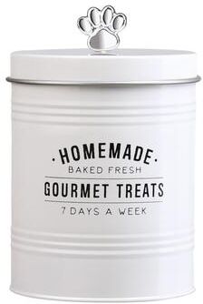 10 Strawberry Street Farmhouse Fresh Metal Pet Treat Canister