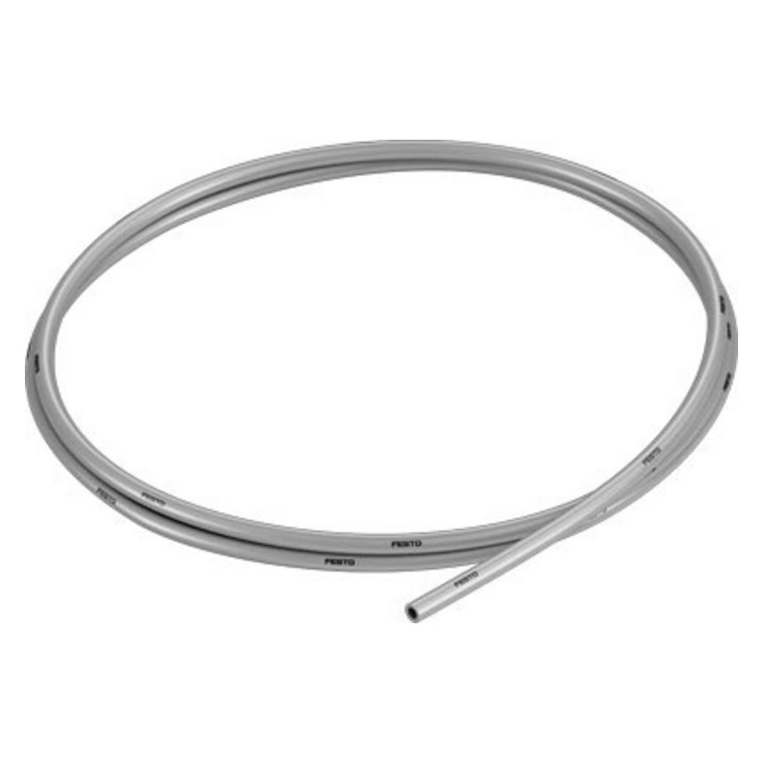 Festo Silver Pneumatic Tube, 4mm OD x 50m (PUN-4X0,75-SI)