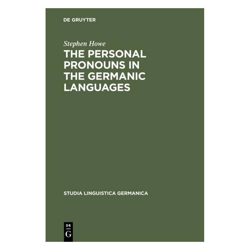 De Gruyter Howe,S.:Personal Pronouns i.the German. (Englisch, Hardcover, Stephen Howe) (67761452)