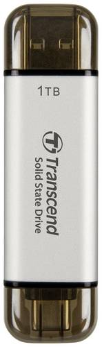 Transcend ESD310S 1TB Externe SSD USB-A (USB 3.2 Gen 2), USB-C Silber TS1TESD310S